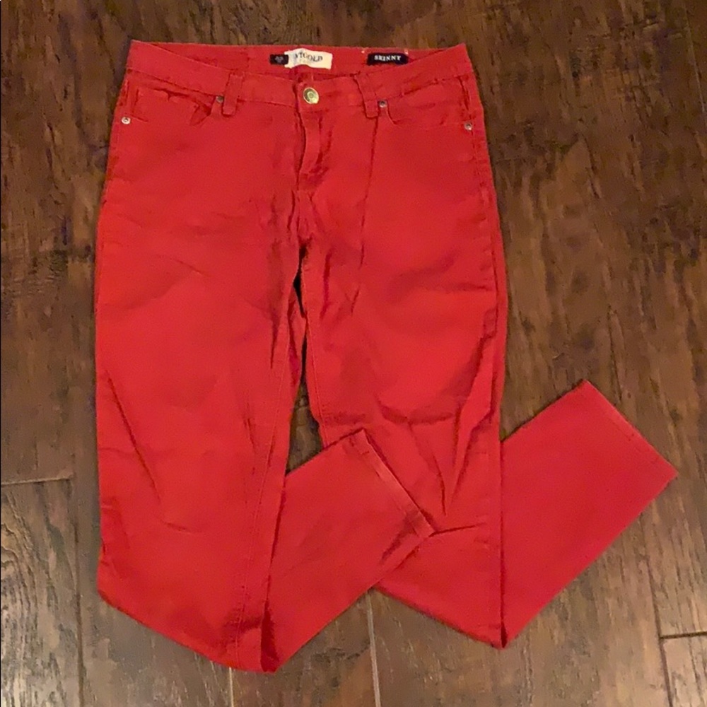 Red Skinny jeans
